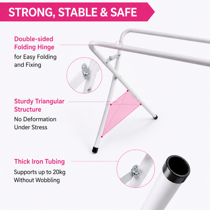 ComfortHold Pro™ — Foldable Pet Grooming & Bathing Stand