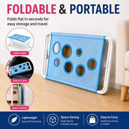 ComfortHold Pro™ — Foldable Pet Grooming & Bathing Stand